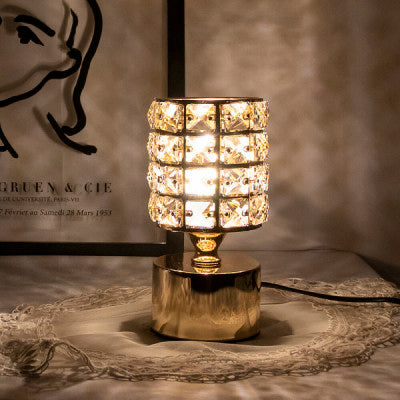 Gold Crystal Table Lamp