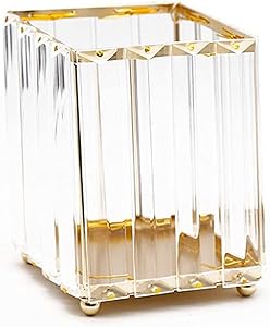Crystal Glass Makeup Brush Holder