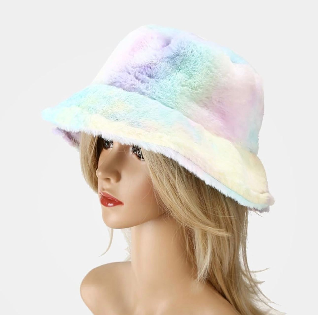 Fluffy, Soft, and Colored Hat for Winter