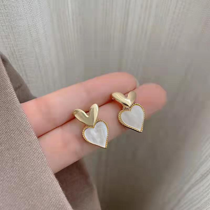 Double Heart-Shaped Earrings