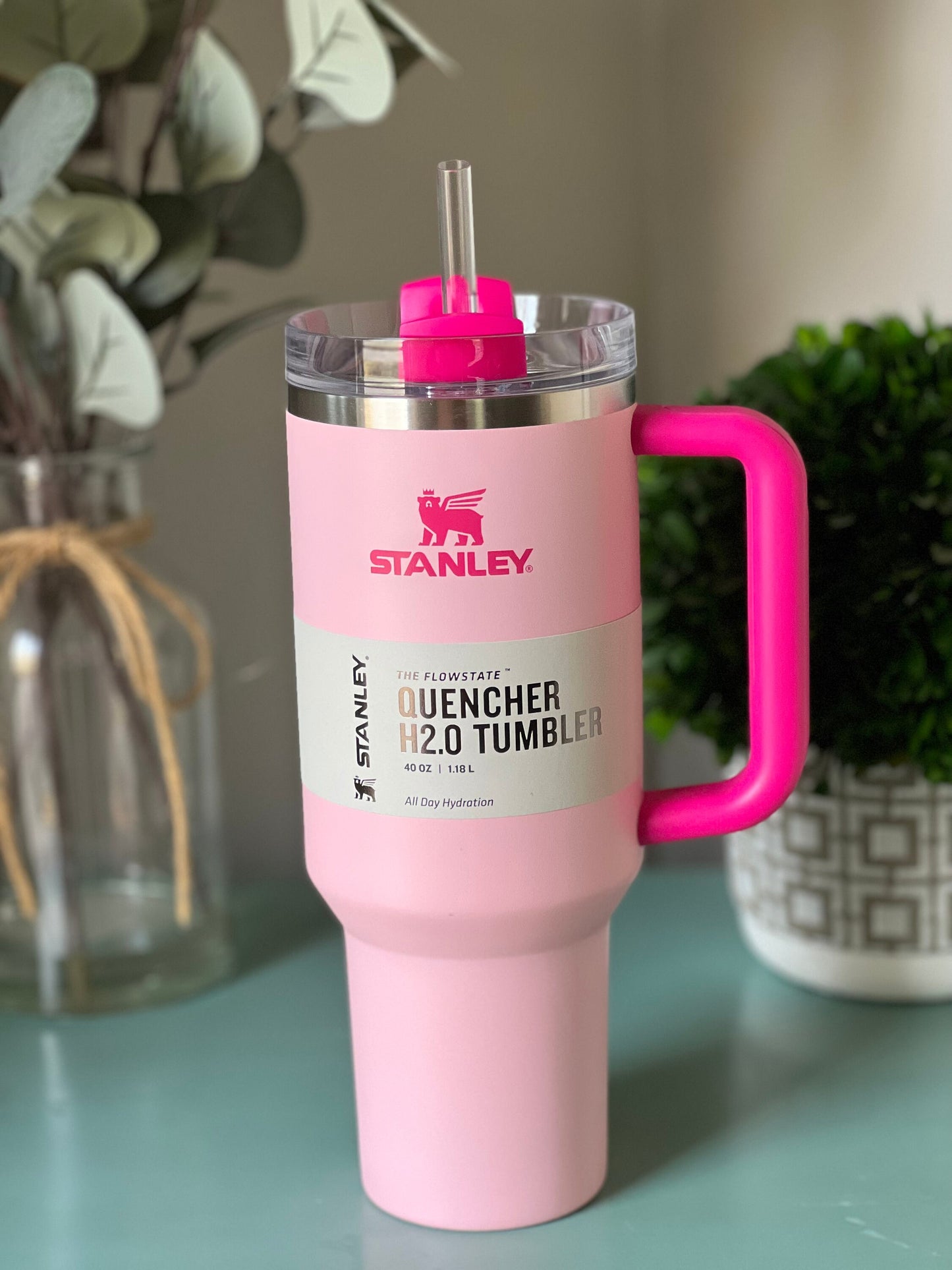 Authentic - Stanley Quencher 40oz - Flamingo (Pink)