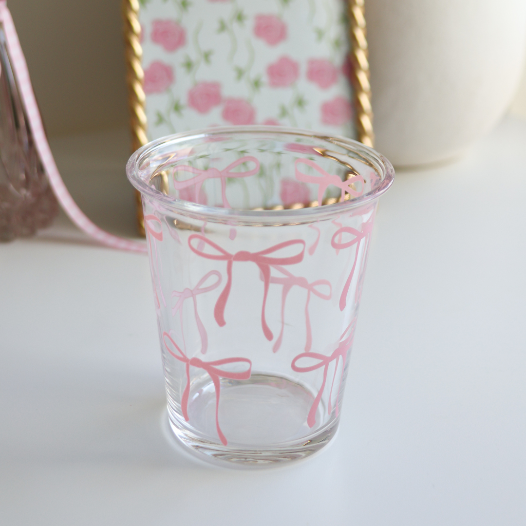 Bow glass cup