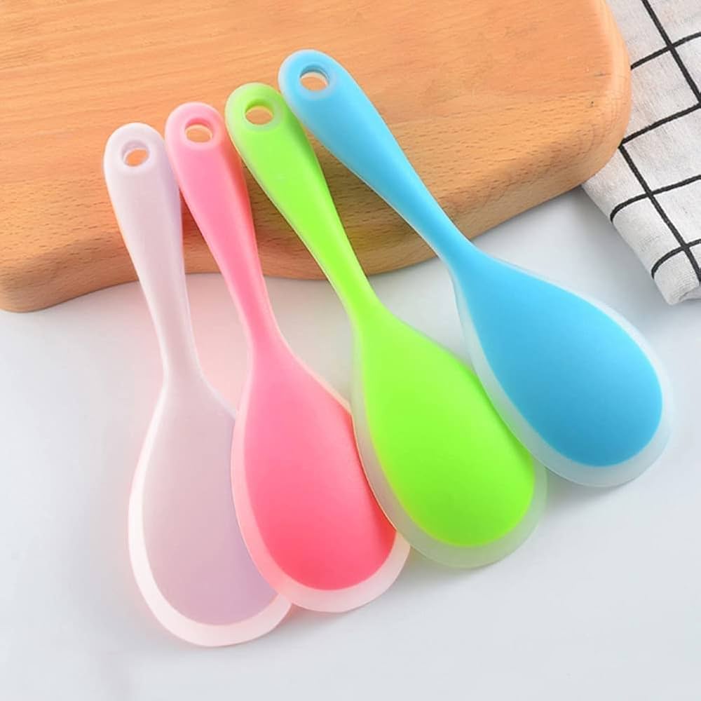 Heat resistant rice spoon