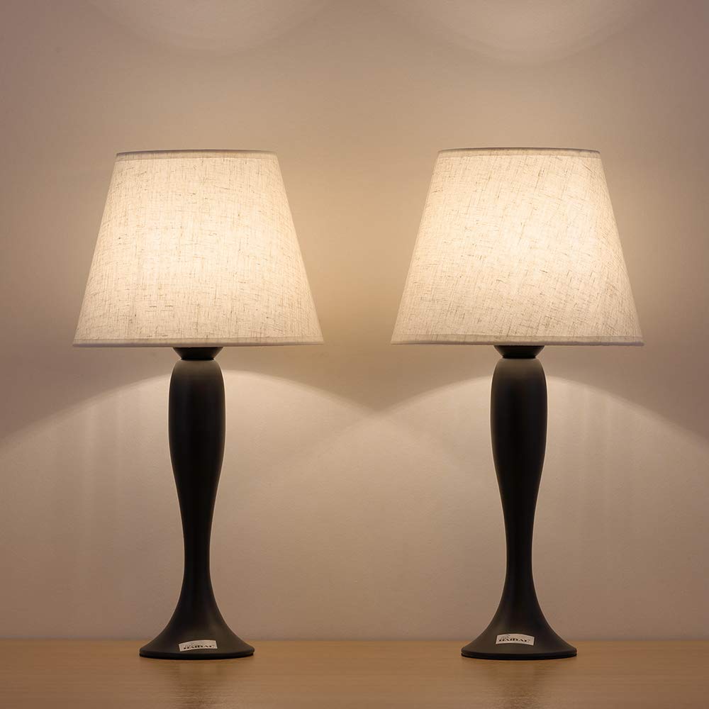 Black classic table lamp