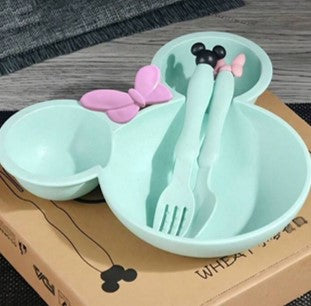 Minnie Mouse Plastic Plate Set