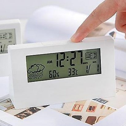 Digital Indoor Thermometer, Hygrometer & Clock