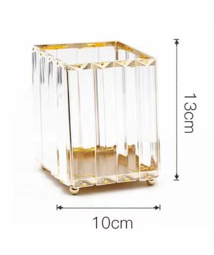 Crystal Glass Makeup Brush Holder