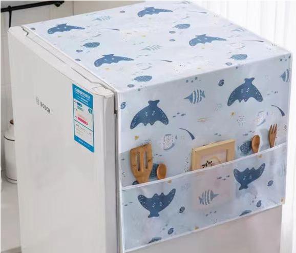 Refrigerator Dust Cover & Side Door Storage Organizer