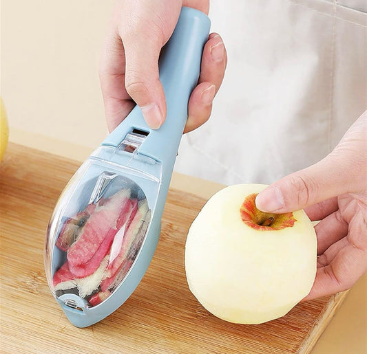 Multifunctional Vegetable Peeler with Built-In Storage