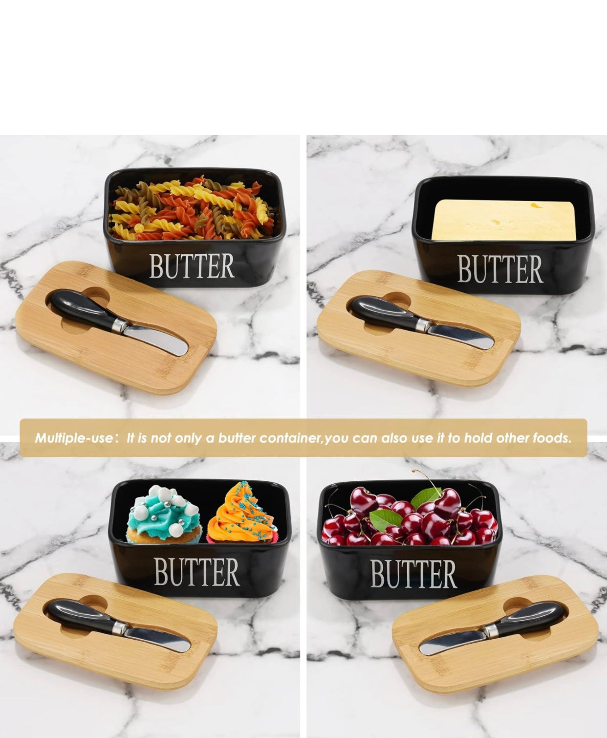 Rectangular Sealed Butter Storage Box