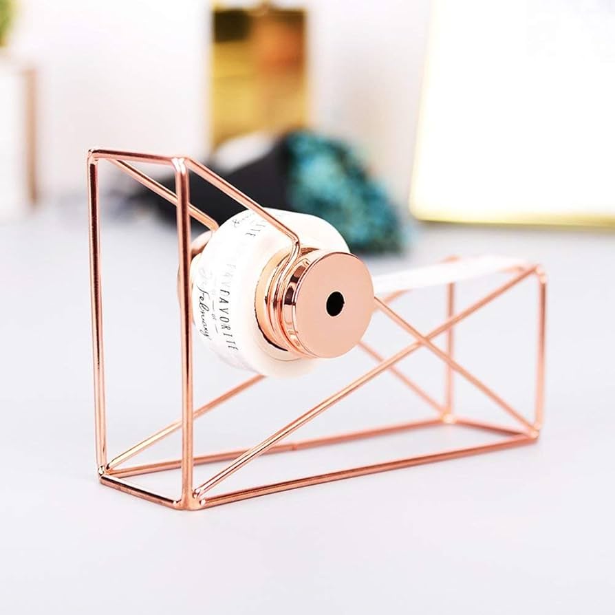 Rose Gold Desktop Tape Dispenser