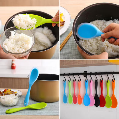Heat resistant rice spoon