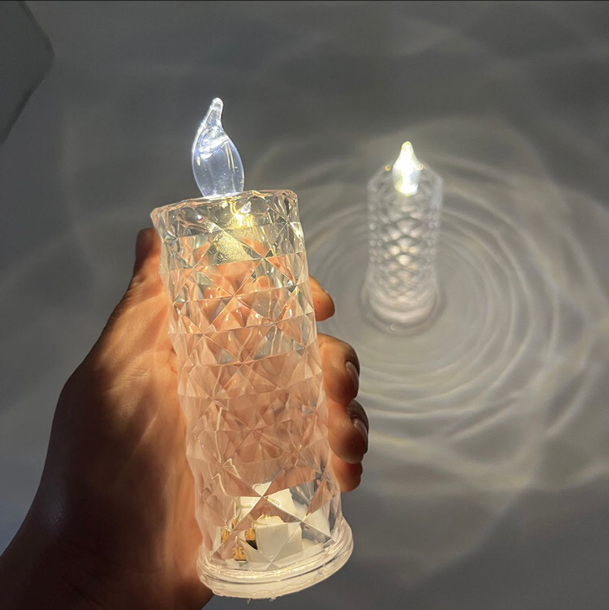 LED Rose Candle