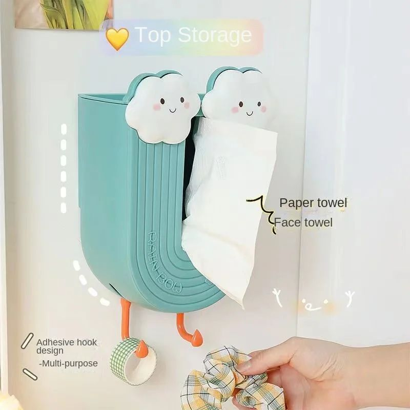 Rainbow Design Storage Box/Tissue Box