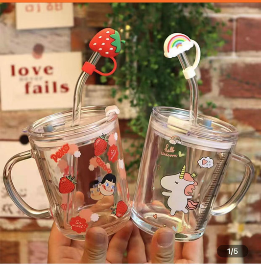 Simple Mugs with Straw