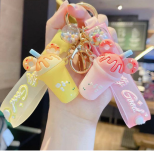 Keychain with Mug Toy