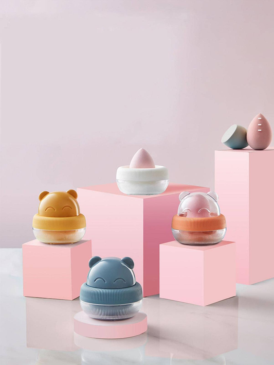 Teddy design Makeup Sponge Holder