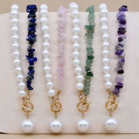 Necklaces with Colored Ornaments