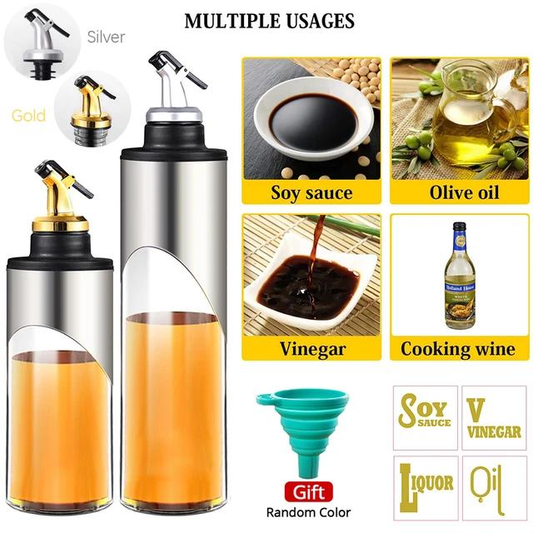 Glass Container for Oil & Vinegar