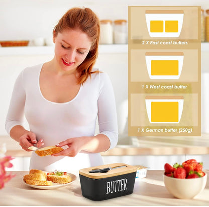 Rectangular Sealed Butter Storage Box