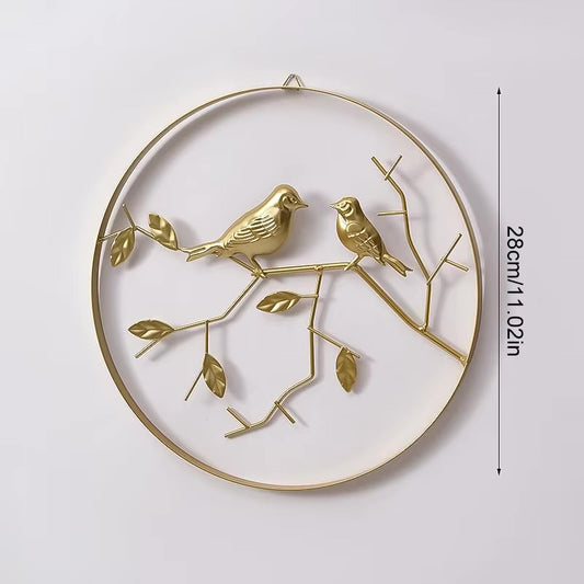 Nordic iron wall sculpture