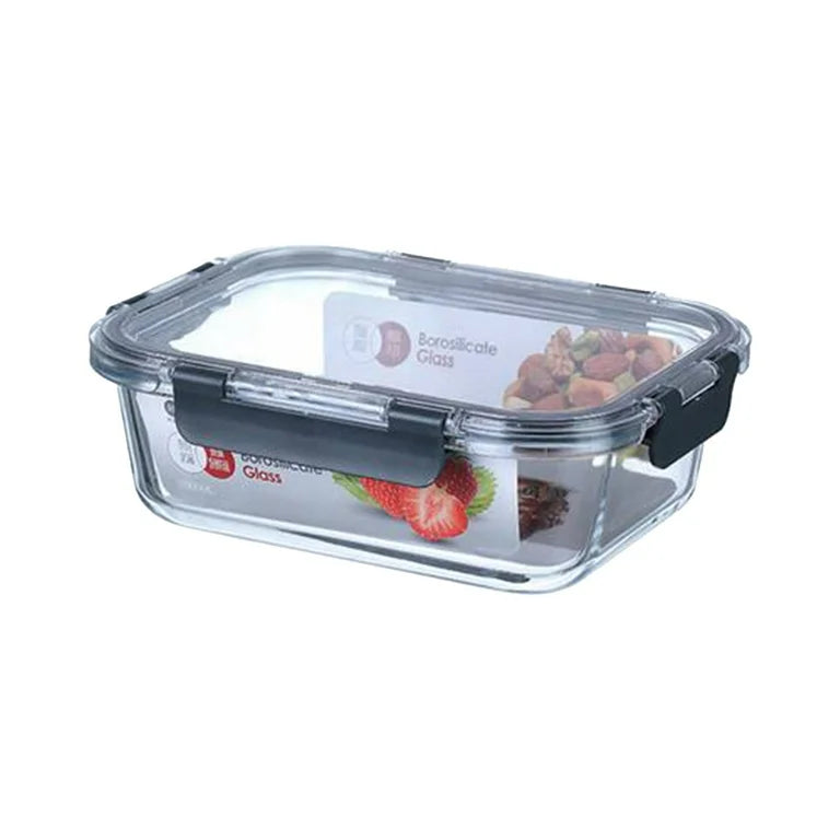 Rectangle borosilicate glass food storage