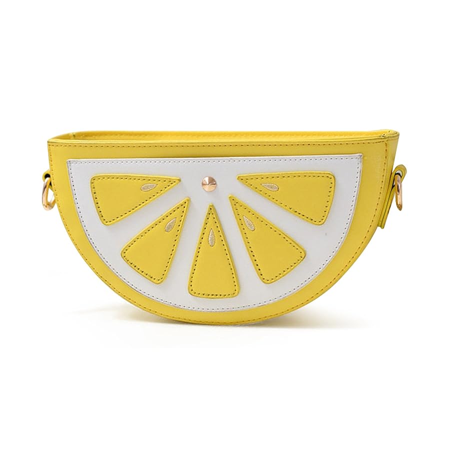 Lemon Shape Crossbody Bag