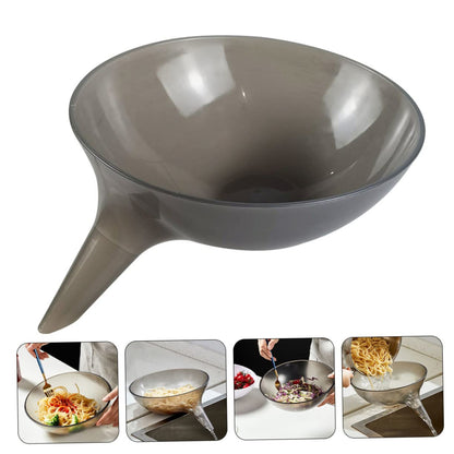 Rice Sieve Plastic Colander with Spout