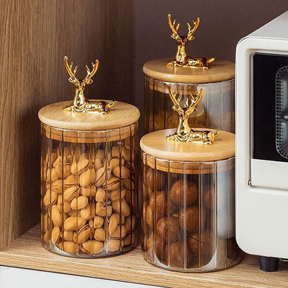 Reindeer jars(set of 3 pieces)