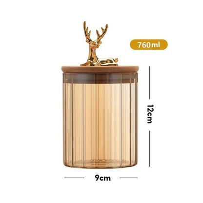 Reindeer jars(set of 3 pieces)