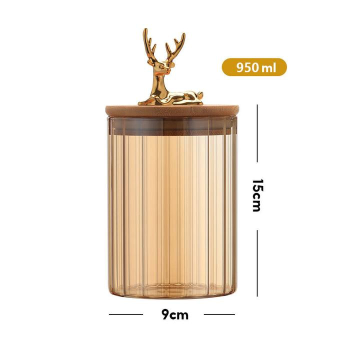 Reindeer jars(set of 3 pieces)