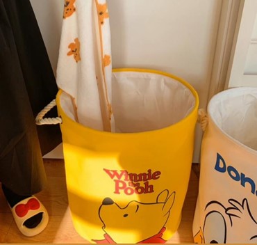 Foldable Winnie the Pooh Laundry & Toys Basket
