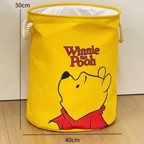 Foldable Winnie the Pooh Laundry & Toys Basket