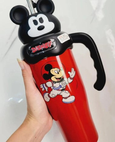 Stainless Steel Teddy Bear & Mickey Mouse Coffee Mug