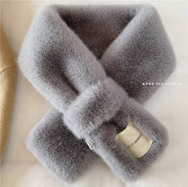 Korean Winter Plush Scarf