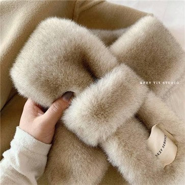 Korean Winter Plush Scarf