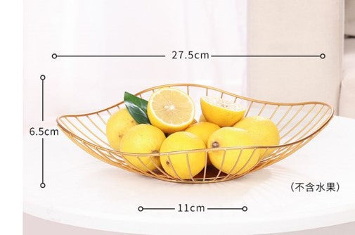 Metal Wired Fruit Bowl