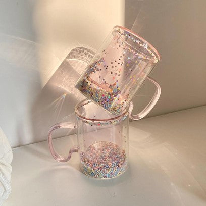 Girls' Pink Double-Wall Juice Cup